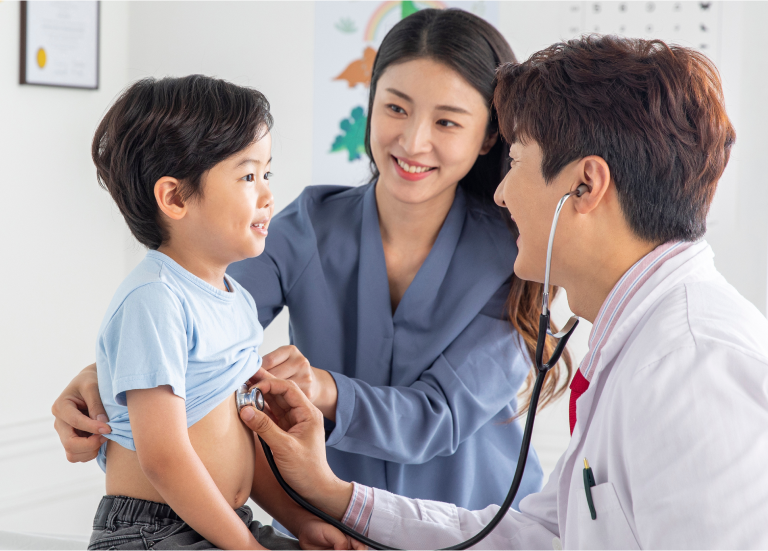 디자인펀치 제작 - 국민건강보험공단 학교 밖 청소년 건강검진 랜딩페이지 Responsive Web/App 메인 비주얼 (모바일)